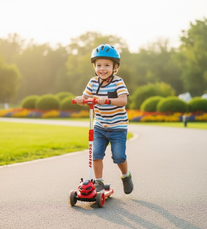 Kids 3-Wheel Scooter with Adjustable Handlebar © Ⓢ