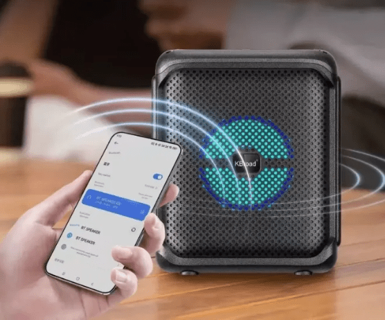 Portable Wireless Karaoke Speaker with Mic & RGB Lights Ⓢ